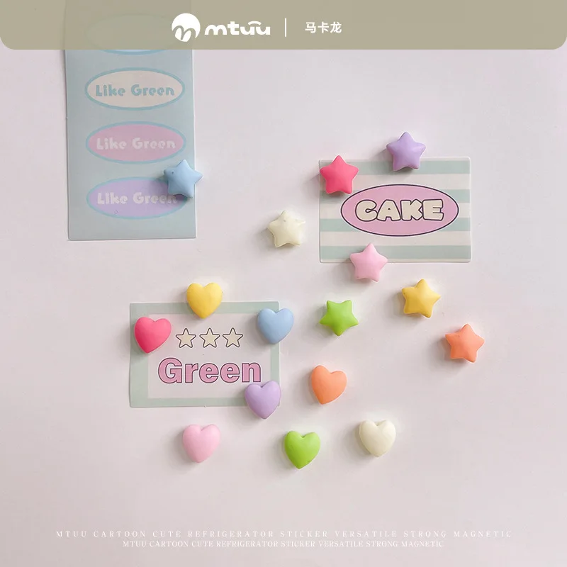 Creative Fridge Magnet Set Cute Decorative Magnetic Stickers for Photos Notes Memo Board Home Kitchen Office Decor