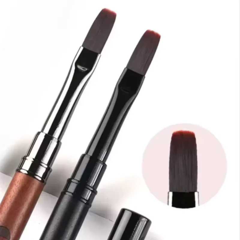 1/3 pièces mélange bois Gel peinture brosse Nail Art pour Gel pointe Extension constructeur accessoire Nail Art brosses manucure UV Gel ongles brosse