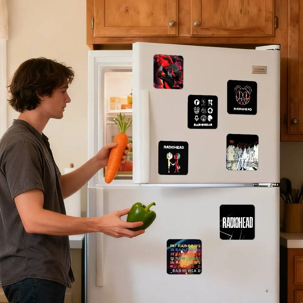 Crazy I-RadioheadS Rock Band Refrigerator Magnet Personalized Creative Magnetic Stickers With Magnets