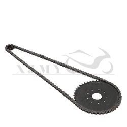 9 Hole 44 Tooth Chain Sprocket for 49cc 66cc 80cc Engine Motorized Bicycle Motorcycle Accessories Transmission Belt Wheel