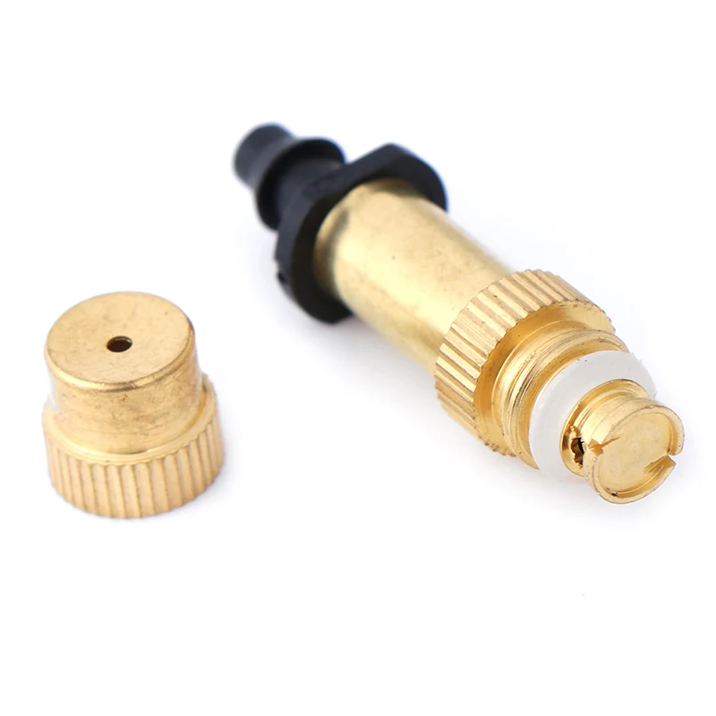 

Irrigation Spray Nozzles 1/4" Copper Atomized Agriculture Greenhouse Garden Watering Sprinkler Mist Brass Water Fog