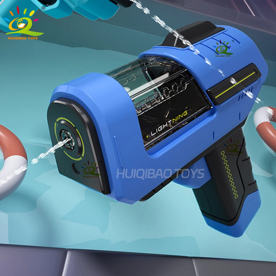 HUIQIBAO 2025 مسدس مياه شفاف للمساحة لعبة إطلاق النار الصيف في الهواء الطلق اللعب الرياضات المائية ألعاب الشاطئ للبالغين هدية #5
