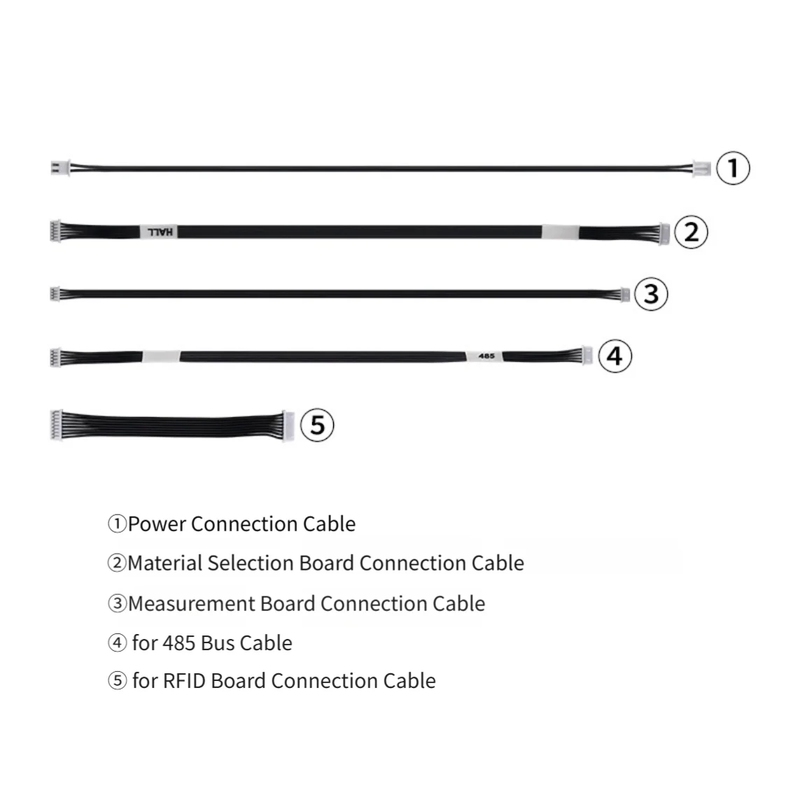 For BambuLab For X1 For P1 For Signal and Power Cable Kit Designed for Seamless Multi-Color Feeding Integration
