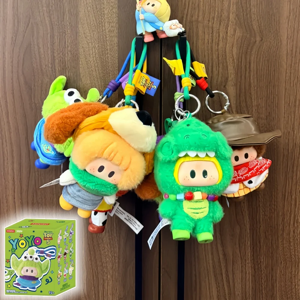 In Stock Yoyo Toy Story 5 Blind Box Plush Vinyl Doll Action Figures Buzz  Woody  Anime Figure Peripheral Ornament Toys Gifts