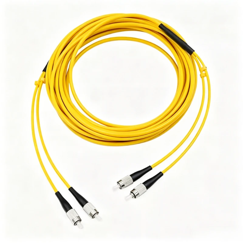 2 Cores Optical Fiber Cable 4M for Large Format Printing Plotter, Double Core Fiber Patch Cord High Speed Data Transfer Wire