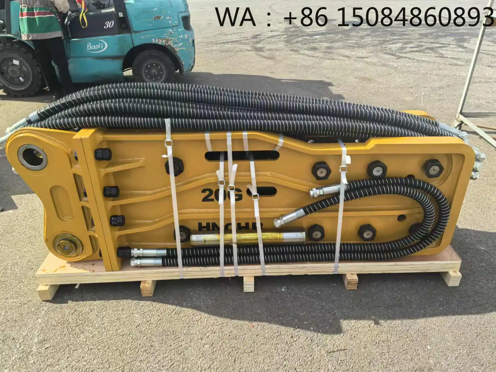 Multi Style Hydraulic Rock Breaker Attachment, Top/Silent/Side OEM Demolition Tool For 19-26 Ton Medium Excavator