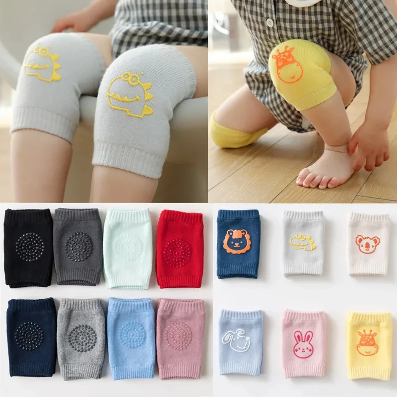 1 Pair Baby Knee Pad Kids Safety Crawling Elbow Cushion Toddler Crawling Knee Pad Infants Protector Safety Kneepad Leg Warmer