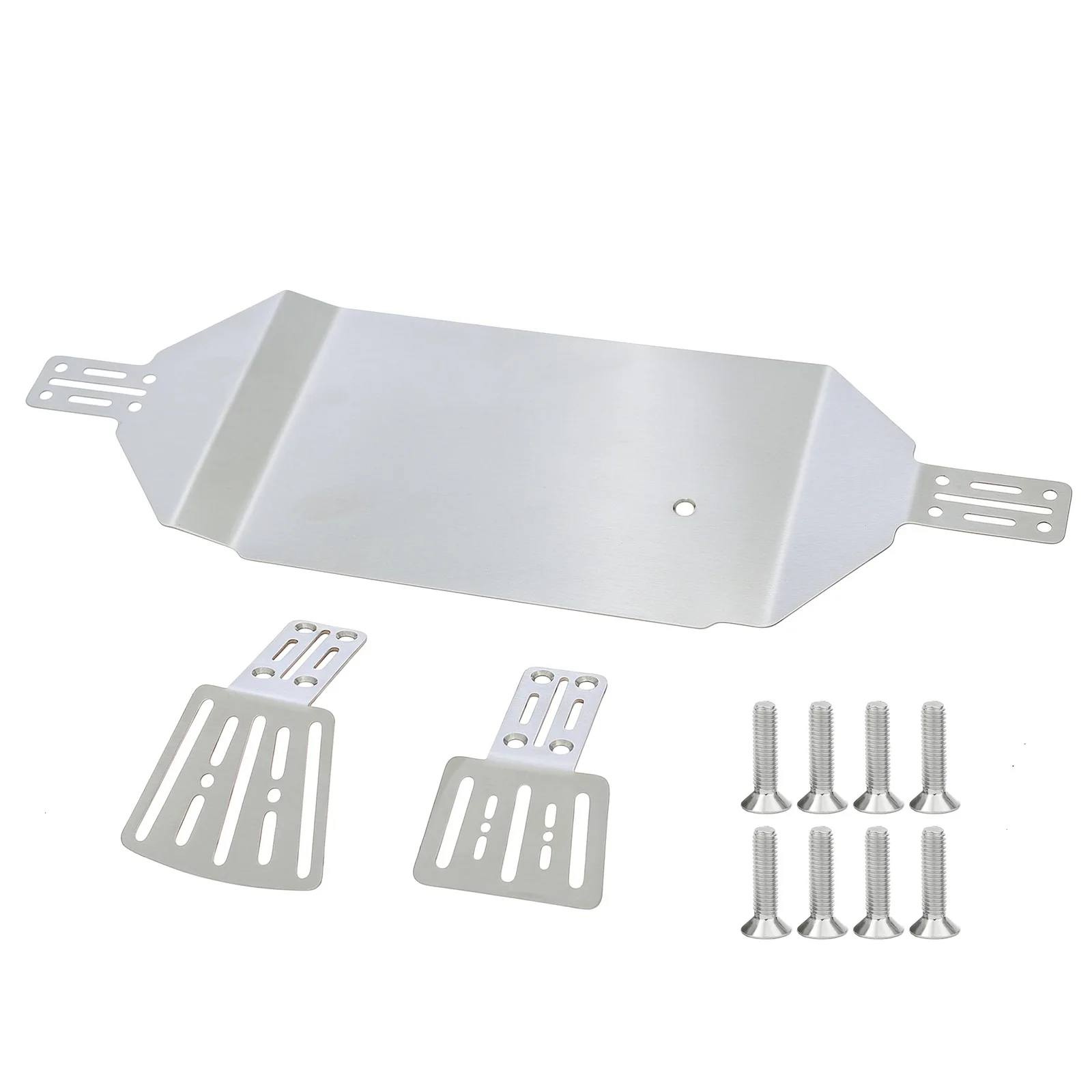 UDIRC GR S12 Stainless Steel Chassis Armor Guard Protection Protector Skid Plate RC Car Upgrade Parts Accessories