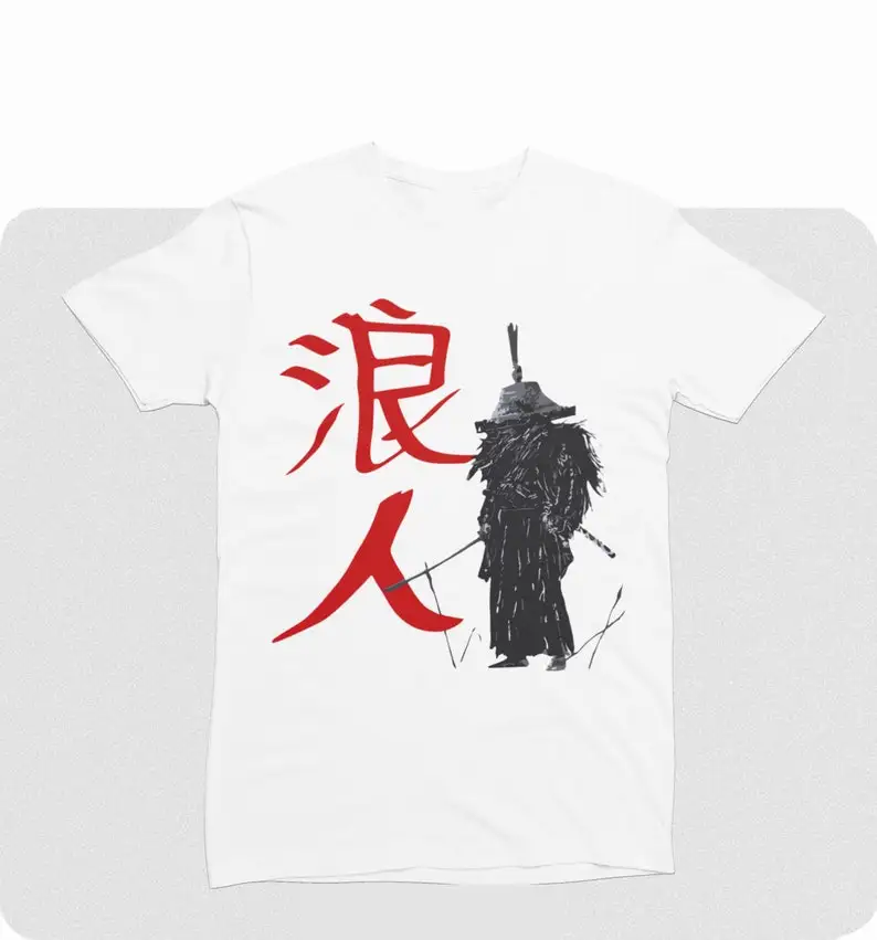 

Unisex Ronin T-Shirt Ghost Of Tsushima, Jin Sakai T-Shirt, Sakai Clan, Japan T Shirt Clothing, Gift Ideas, Samurai Shirt