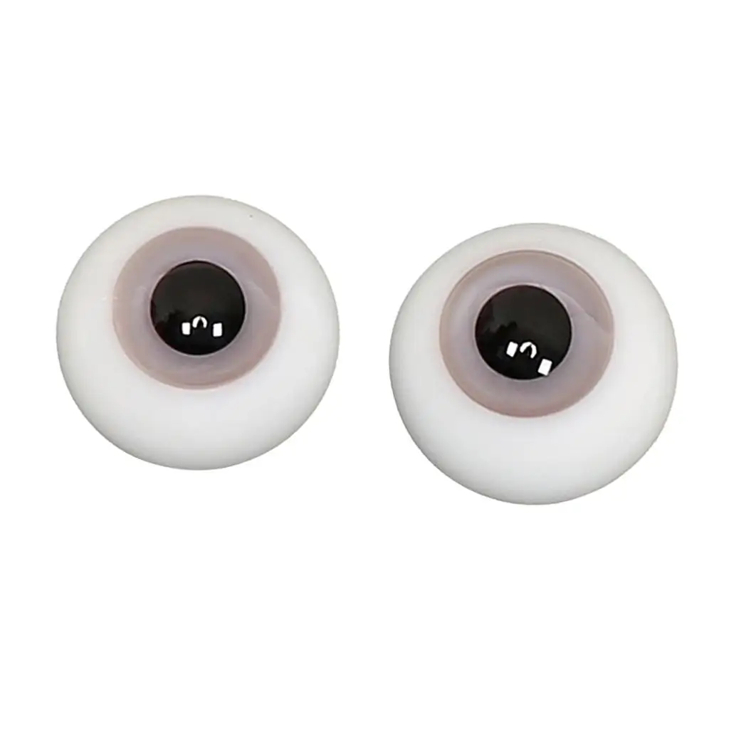 6mm Doll Eyeballs Round Glass Eyes for DIY Doll Making Crafts