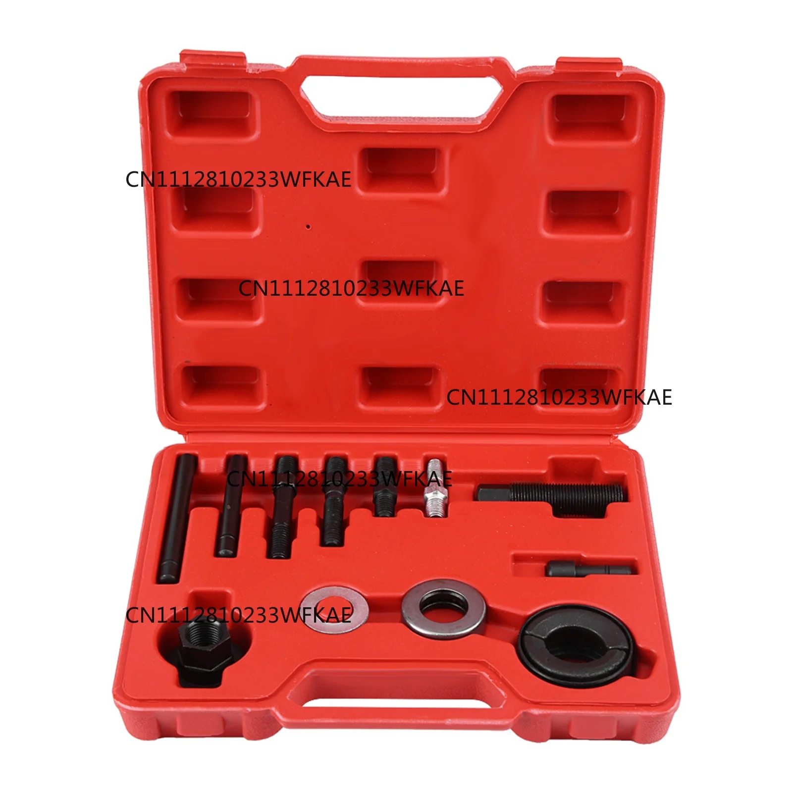 12 Pcs Car Power Steering Alternator Pump Pulley Puller Remover Disassembly Installer Tool