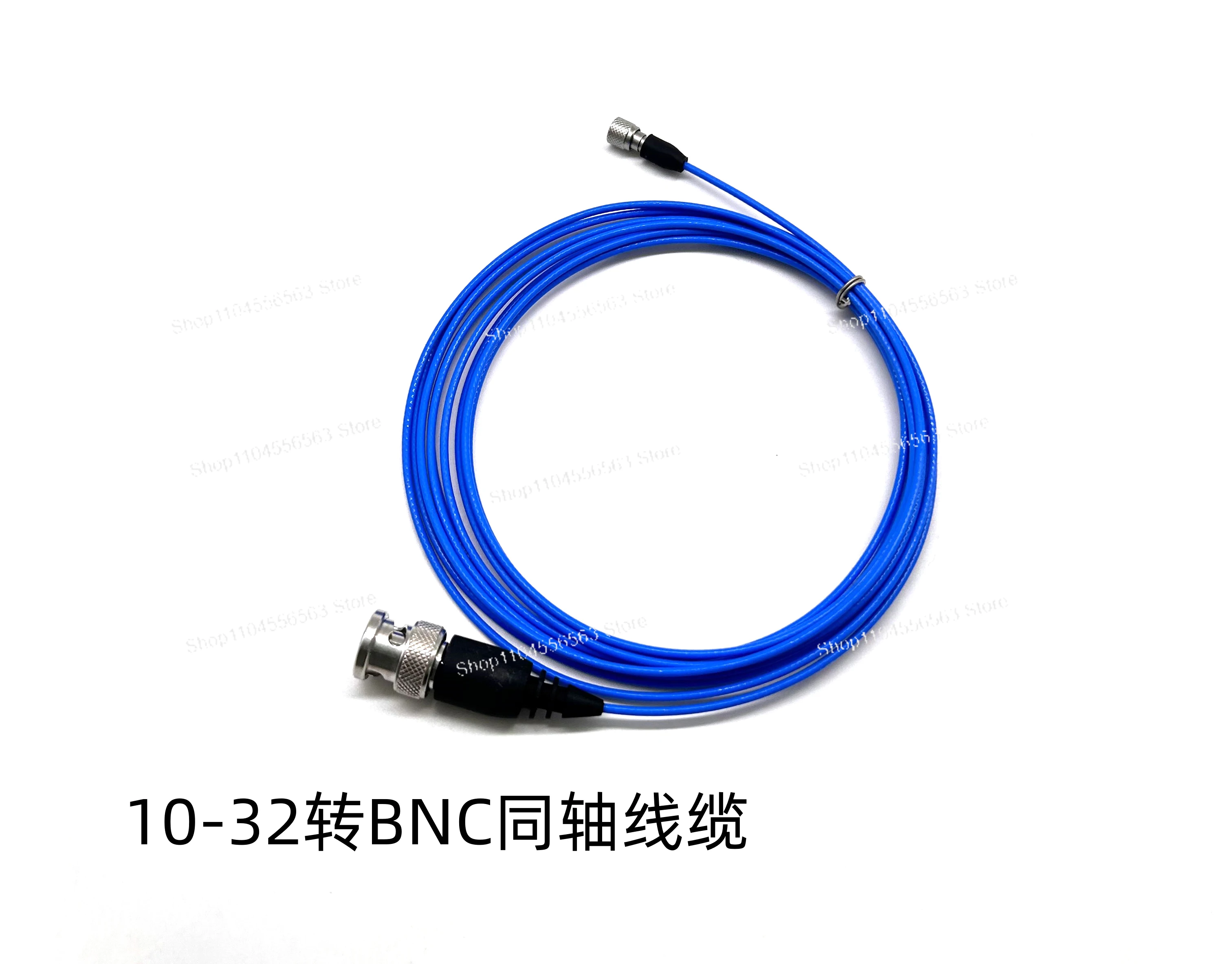 High Temperature Vibration Test Cable, BNC to 10-32 Threaded IEPE Sensor Coaxial Wire for Accelerometer