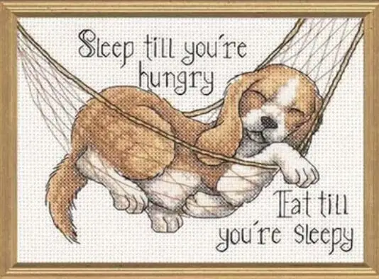 

65058 Homefun Cross Stitch Kits Package Greeting Needlework Counted Kits New Style Joy Sunday Kits Embroidery Cross-stitch Set