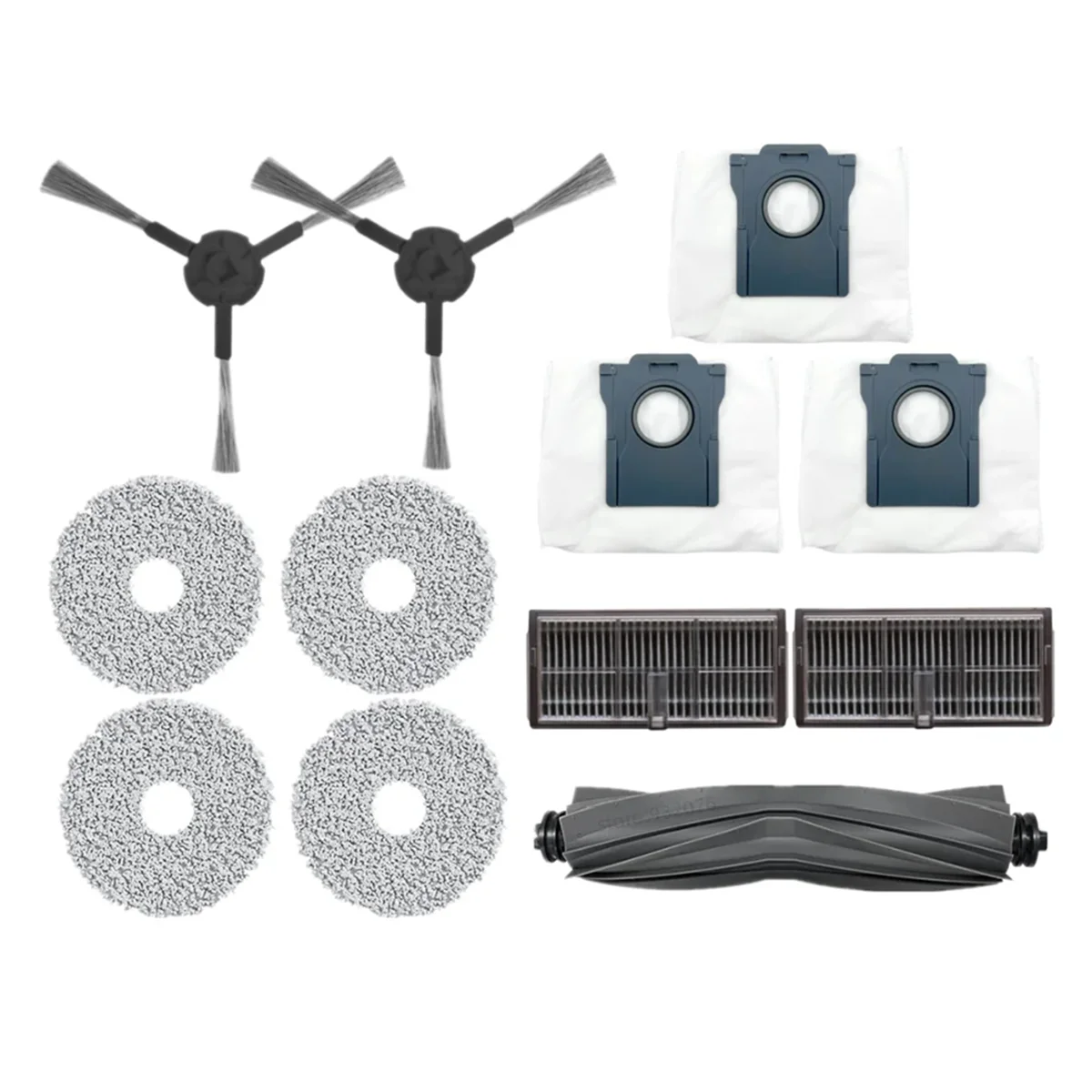 

FNJK-для Dreame Bot L10s Pro Ultra Heat Робот-пылесос Комплект запасных аксессуаров Основная боковая щетка, фильтр, тряпка для швабры