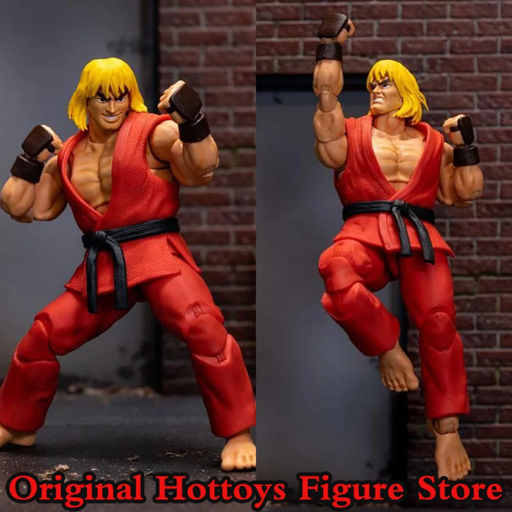 

Jada Toys 1/12 Scale Male Soldier Japanese Single Player Fighting Game Ken Masters Full Set 6-inch Action Figure Model Gifts