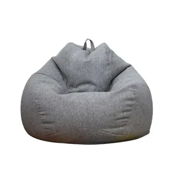 كبير كيس فول كرسي غطاء أريكة مريحة في الهواء الطلق كسول مقعد حقيبة غطاء أريكة دون حشو للكبار الاطفال تاتامي الكراسي غطاء