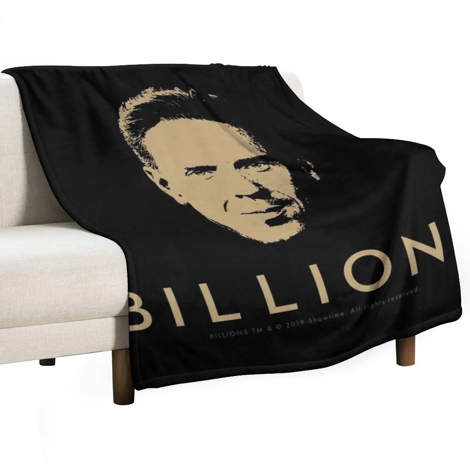 Bobby Axelrod Portrait Billions Throw Blanket Flannel decorative Cute Blankets