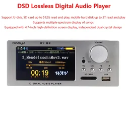 Audiophile Lossless Digital Audio Player Dual AK4493EQ DAC Support DSD512 64BIT 384KHz Lossless decodifica Output giradischi musicale