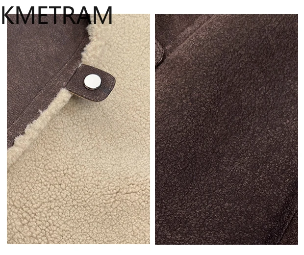 Damska kamizelka z prawdziwej wełny owczej, dwustronna, wysokiej jakości, motocyklowa, bez rękawów, zimowe ubranie 2025 шуба женская