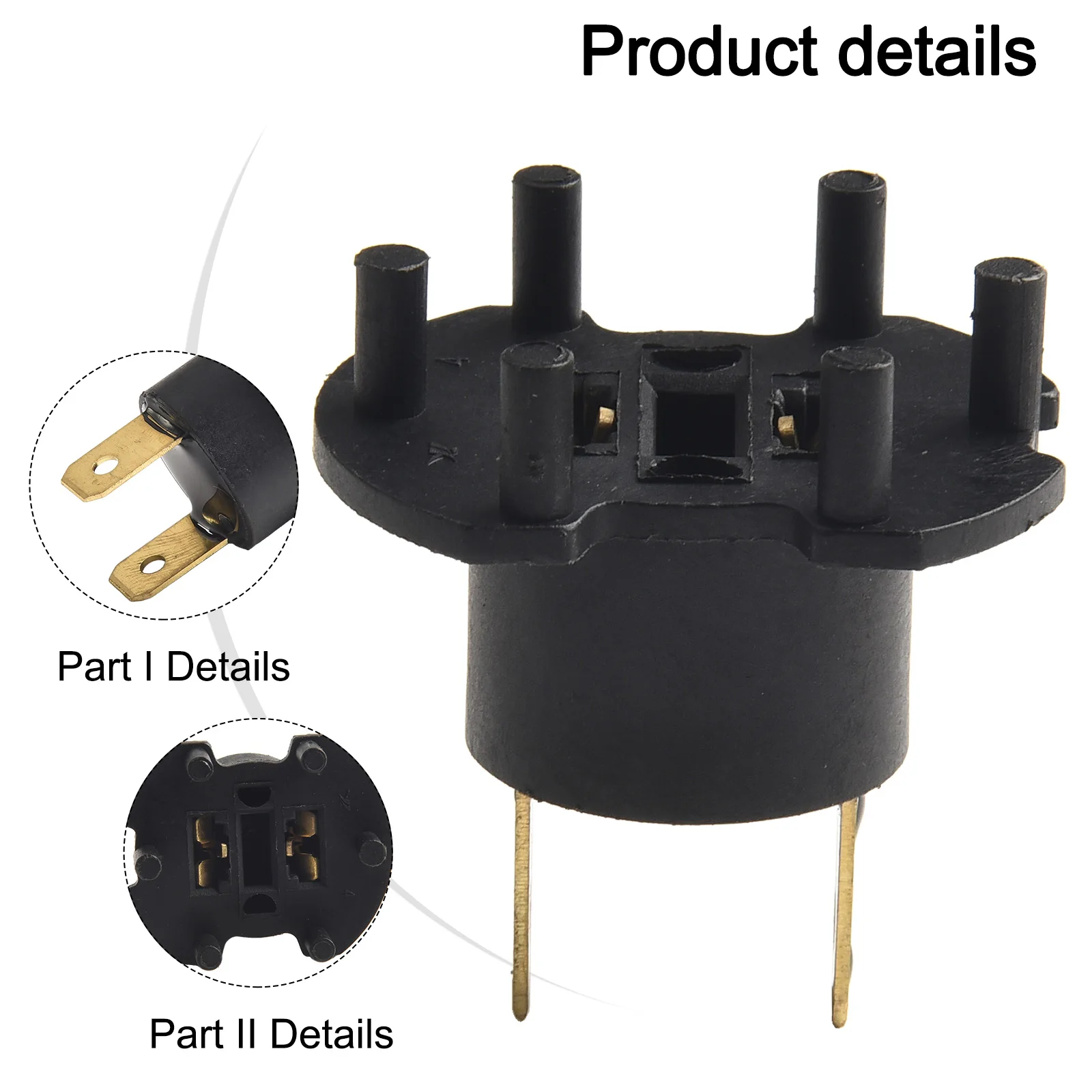 Headlight Socket Bulb Holder Adapter H7 Bulb Adapter  3417533E50 For Suzuki For GSXR-600 For Katana 600