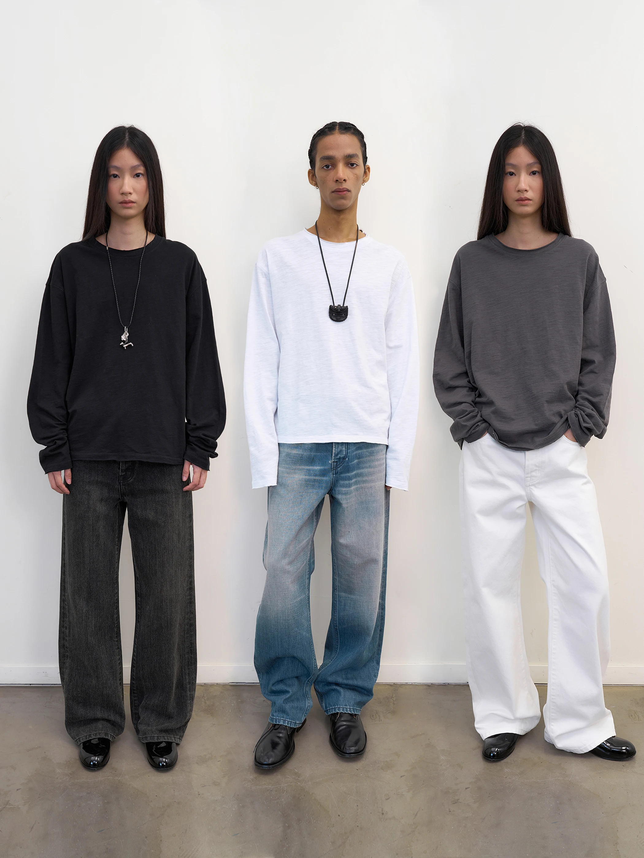 

Neverseez Повседневная футболка Long Sve из бамбука и хлопка со свободным подолом, простая женская модная осенняя коллекция прямого кроя