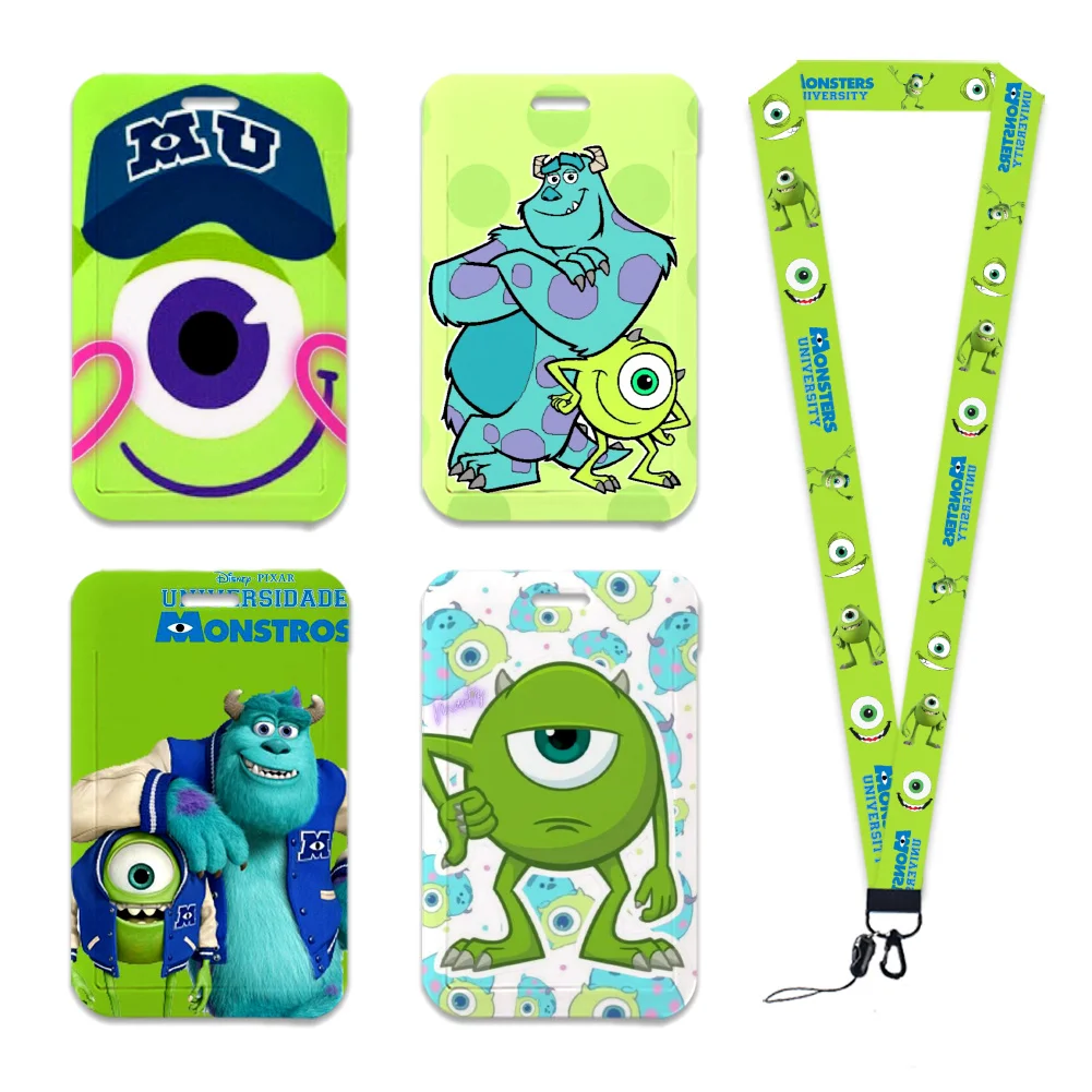 

Шнурки для карт с героями фильмов Диснея «Университет монстров», держатели для ID-карт, кредитных карт, пропусков, подвески для мобильных телефонов, шейные ремешки, держатели для бейджей, подарки