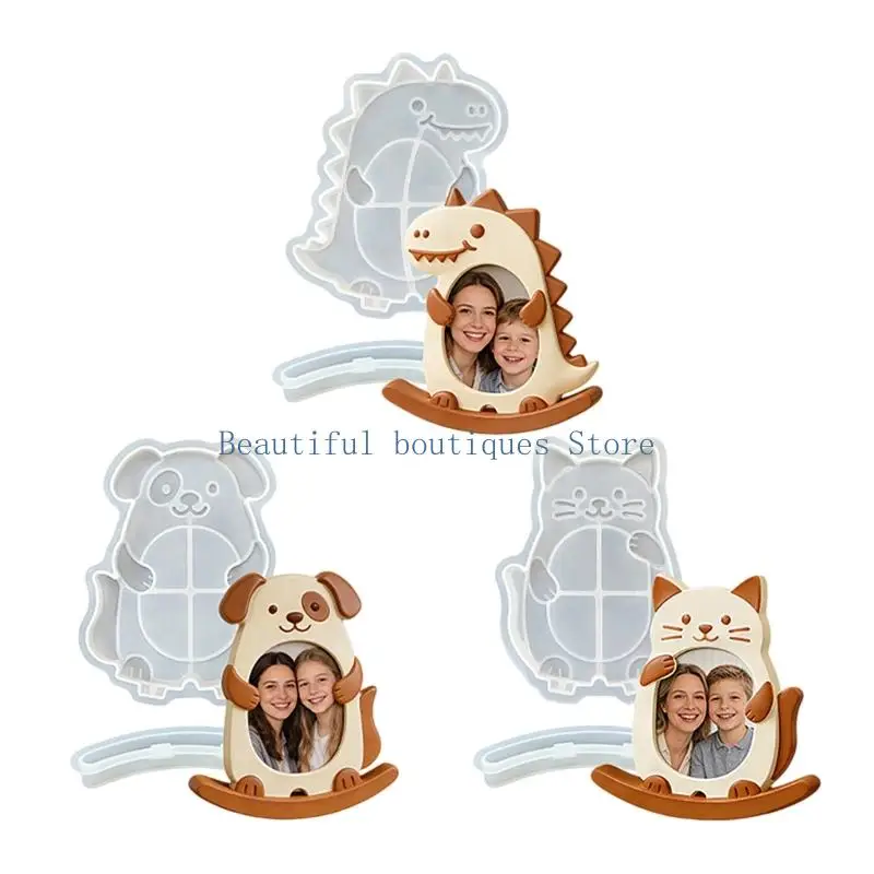 

Силиконовая форма в стиле животных U4LF для ручных проектов из смолы и художественных рамок