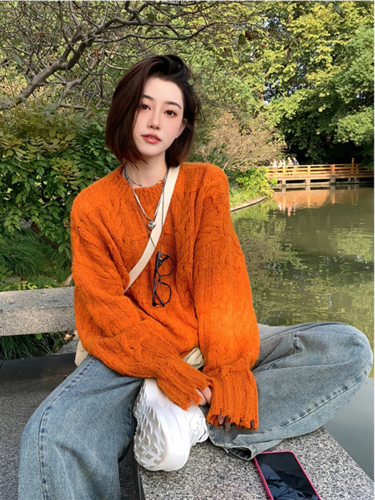 Truien Truien Truien Dames Nieuw Je Kameel Geschulpte Rand Club Night Party Gala Veelkleurig Vrouwelijk Mode Voorwaarts Herfst