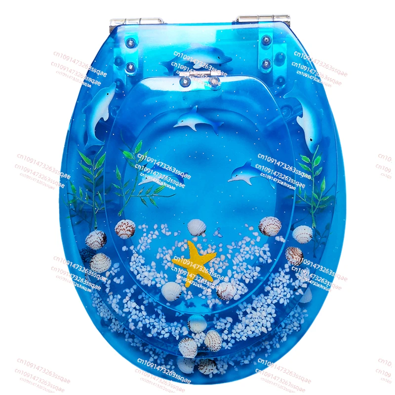 

Resin cute parent-child toilet cover, thickened UVO type household universal children's toilet cover