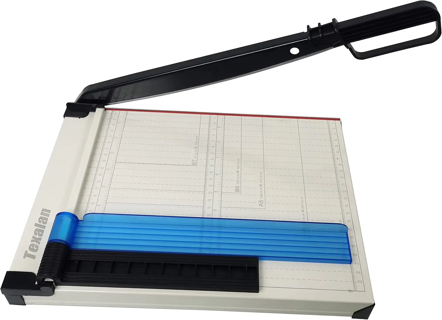 

12-Inch Paper Trimmer with Magnet Clamp, Guide, and Size Guideline for Letter-Size Sheets