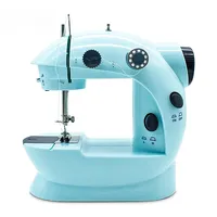 Booksew Mini Sewing Machine Portable Cutter Foot Pedal Straight Line Hand Table Night Light Two Thread Electric Winding Mending