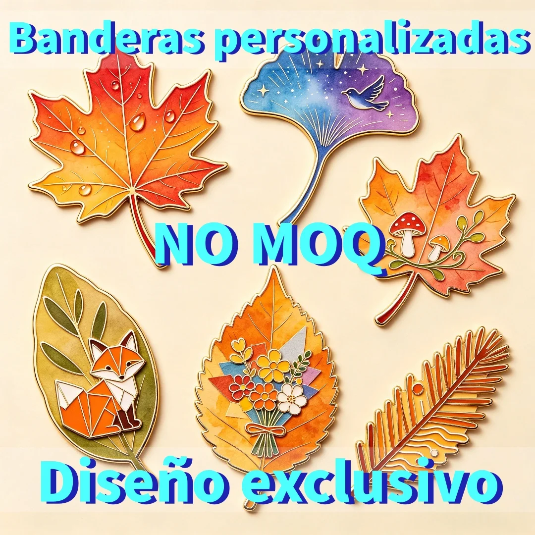 Custom Autumn Leaf Enamel Pins, Personalized Maple Ginkgo Lapel Badge, Customizable Nature Brooch