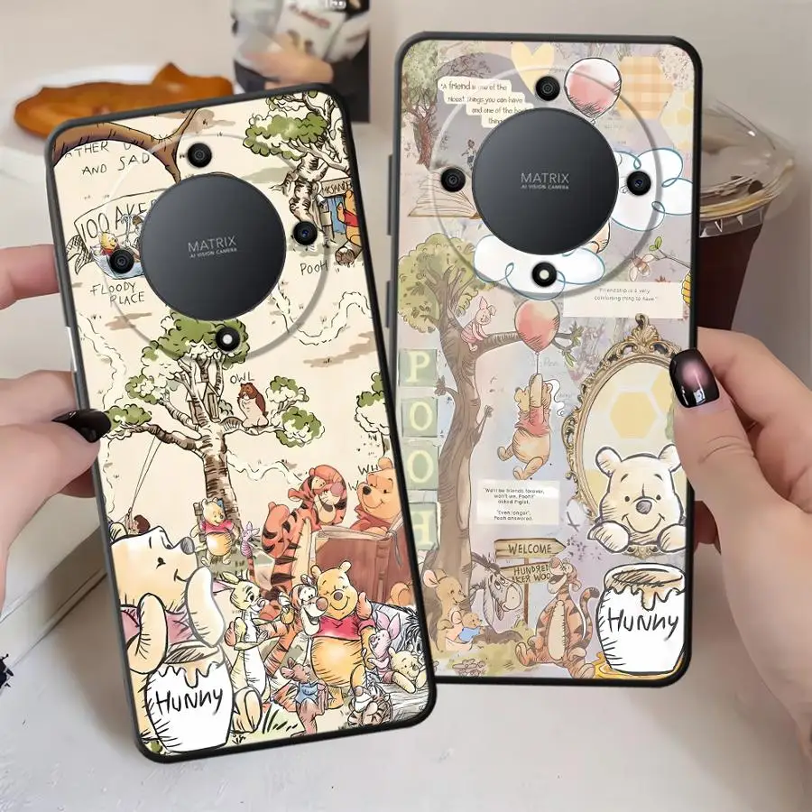 Чехол Disney Winnie The Pooh для Honor X7 70 X9c X8 90 Lite 8X X9 X7a X9a, мягкий чехол для телефона на заднюю панель