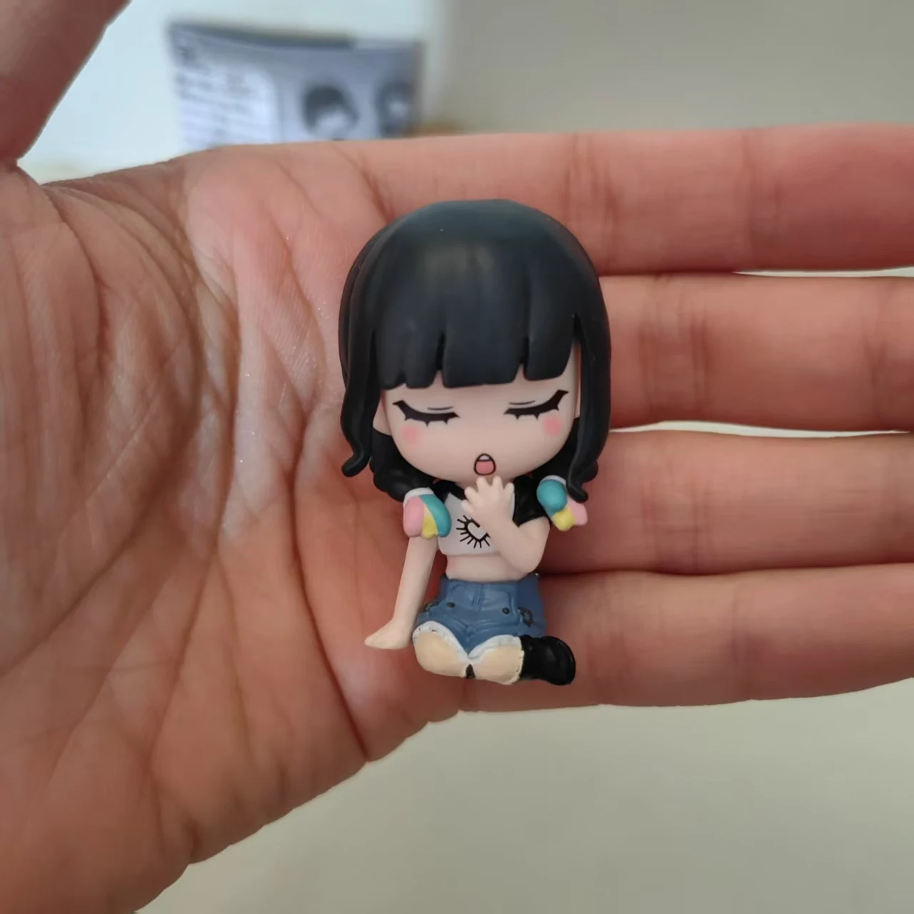 정품 액션 피규어 한국 걸 그룹 어깨에 어깨 가챠 아름다운 소녀 모델