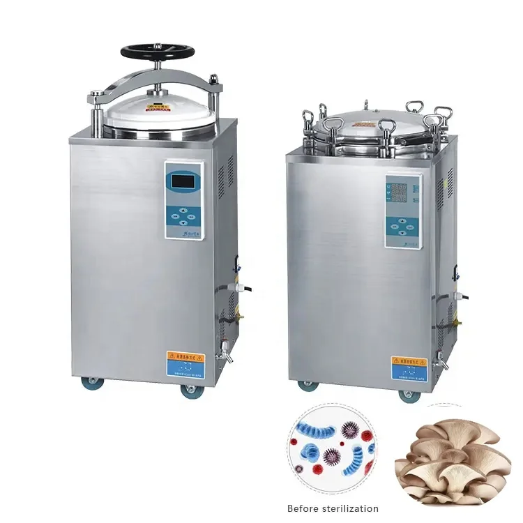 150l Digital Display Vertical Type Autoclave High Pressure Steam Sterilizer Fully Automatic