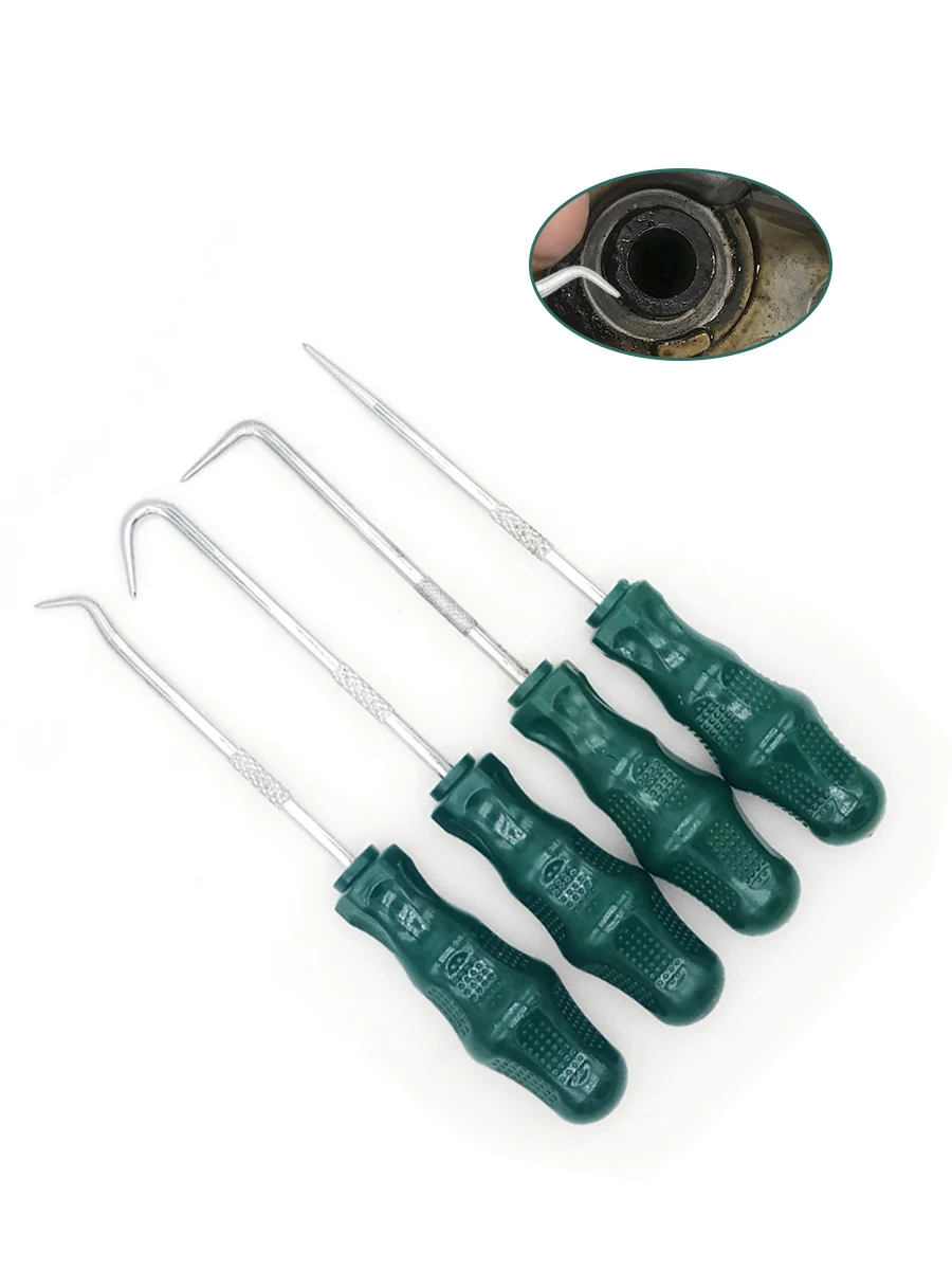 4Pcs 160mm Car Auto Vehicle Oil Seal Screwdrivers Set O Ring Gasket Puller Remover Pick Hooks Multifunction Tools