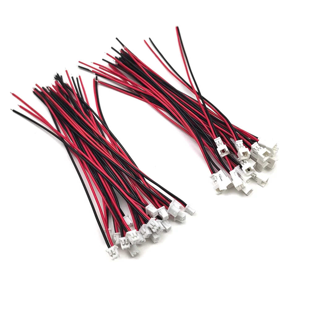 5/10Pairs Mini JST 1,25mm Stecker Pitch 1,25mm Stecker Weibliche Jack Buchse 2P/3/4/5/6 Pin Anschlüsse mit Draht Kabel 10CM