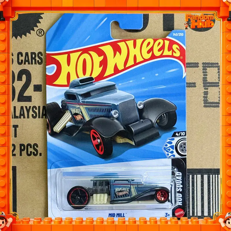 

Genuine Hot Wheels 2026 F Batch Mid Mill 1:64 Scale Alloy Die-Cast Car Model Toy Gift