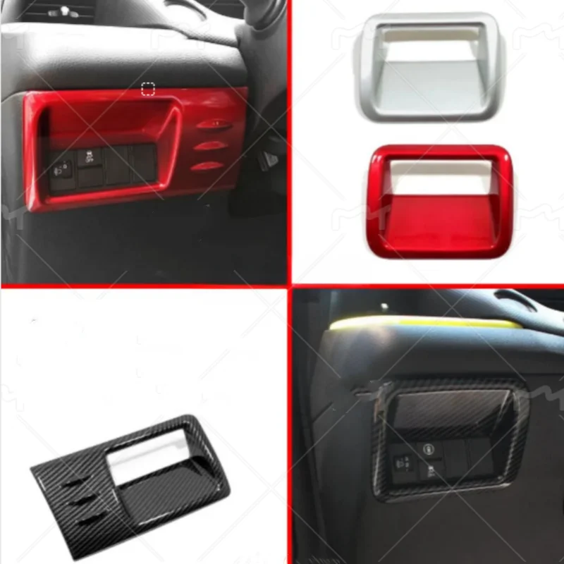 

Car Detector Styling ABS/Front Head Fog Light Switch Button Trim Frame Lamp For Honda Fit Jazz 2020- 2024