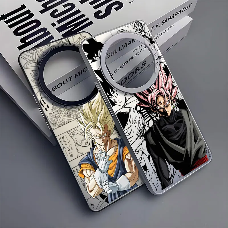 Funda de teléfono para Vivo T3 Lite Y02 Y15s Y16 Y20 Y30 Lite Y33 Y35 Y36 Y51 Y53s Y55T Y100 4G Y200E D-Dragon B-Ball Z Goku Vegeta