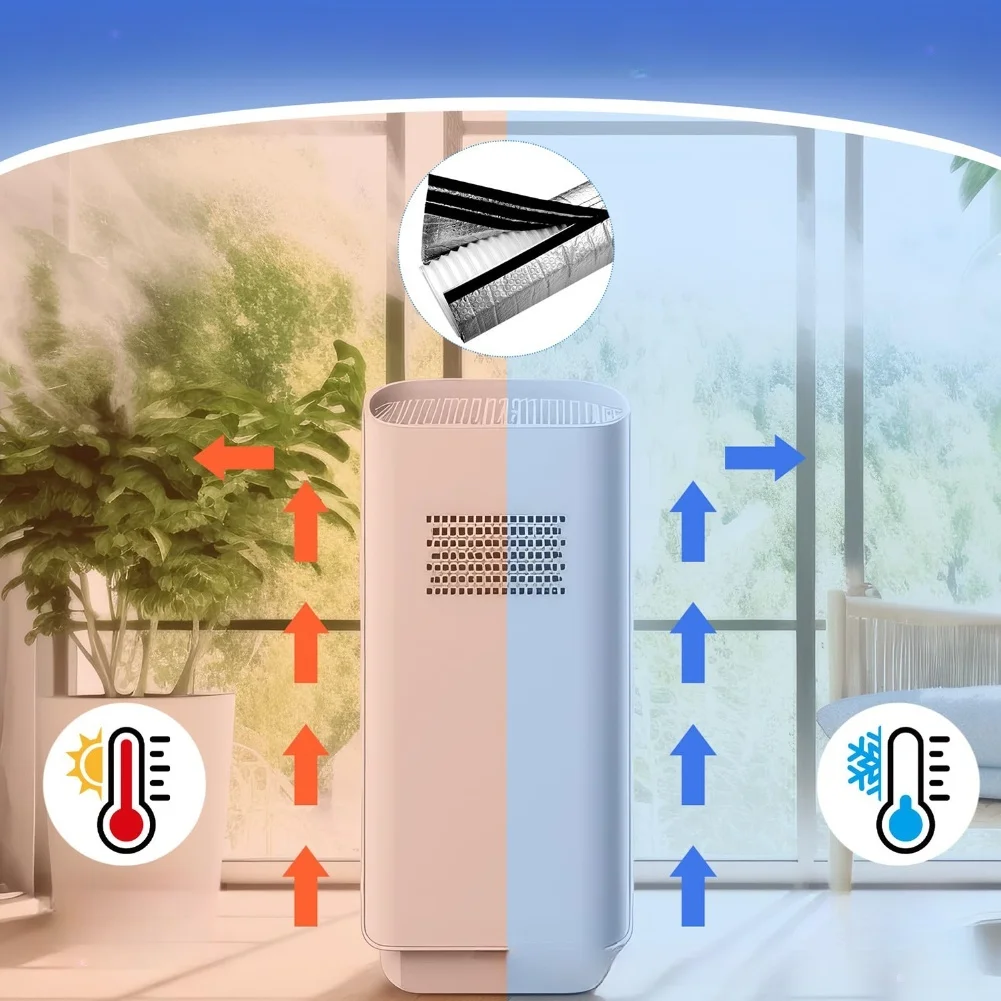 Portable Air Conditioner Hose Cover With Insulated Aluminum Foil AC Hose Cover Portable Air Conditioner Hose Sleeve