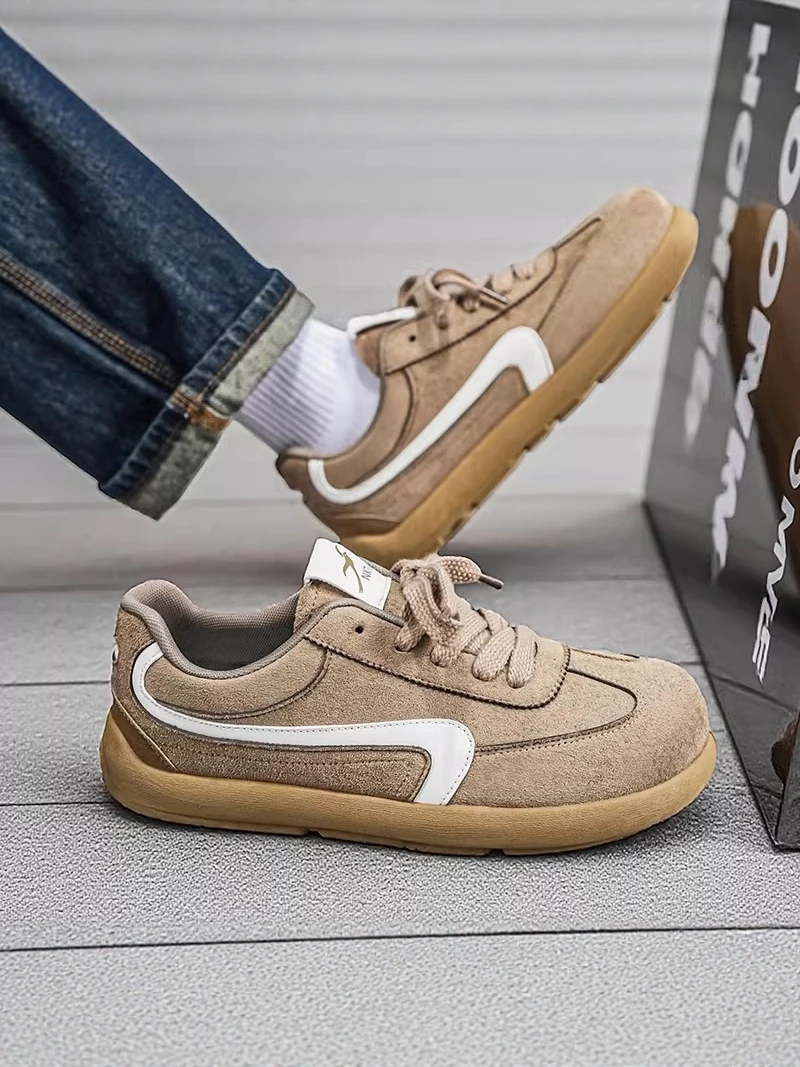 Casual Men's Shoes 2026 New Style Autumn Increase Height Soft Bottom Anti-Slip Sports Trendy Shoes Comfortable All-Match