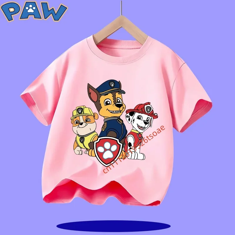 PAW Patrol Children's Summer Cotton T-Shirt Short Sleeve Boy