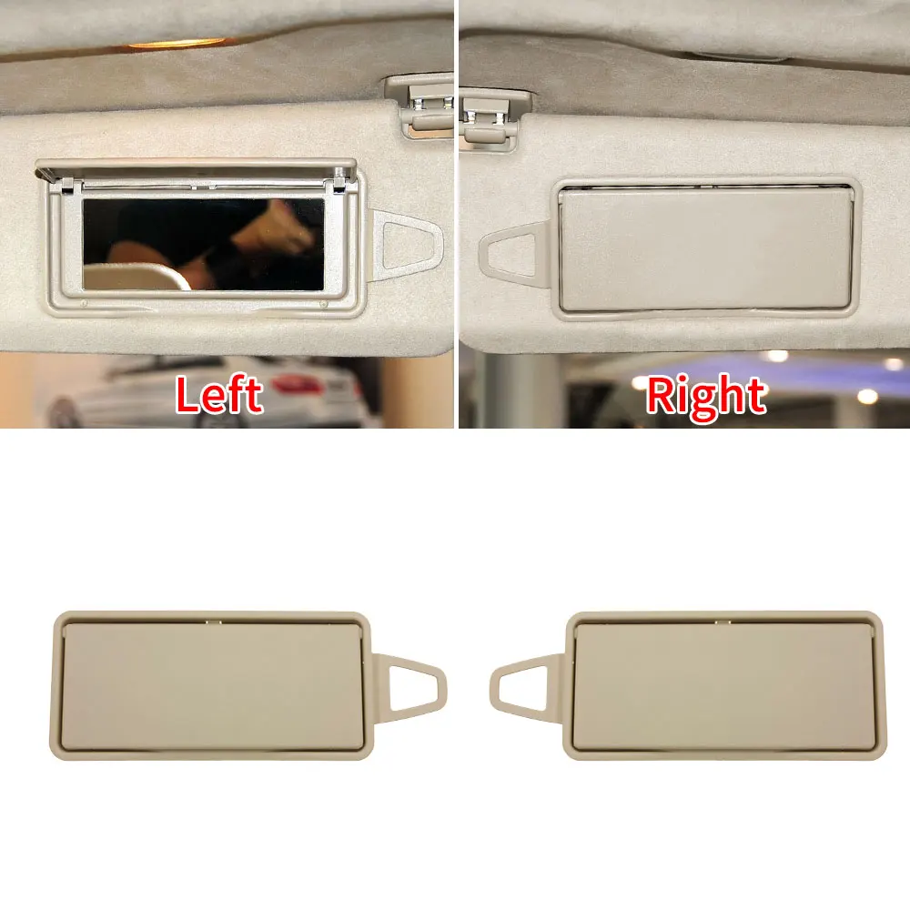 For Mercedes W212 W218 Car Interior Front Sun Shade Visor Makeup Cosmetic Mirror Cover For Benz E Class Class E200 E250 CLS300