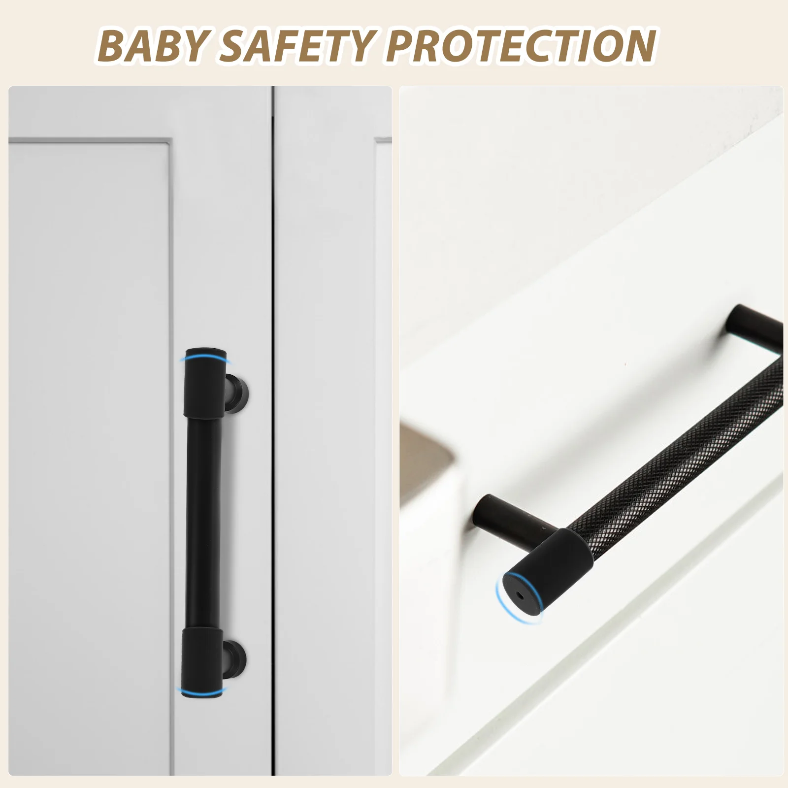 6 قطعة واقيات زوايا السيليكون لينة حافة مستديرة الحرس الطفل التدقيق درج مقبض خزانة مصدات الباب وسادة أمان الأثاث