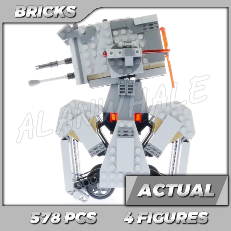578pcs Space Plan armored First Order Heavy Scout Walker Resistant Trooper 10899 Building Blocks Toy Compatible With Model