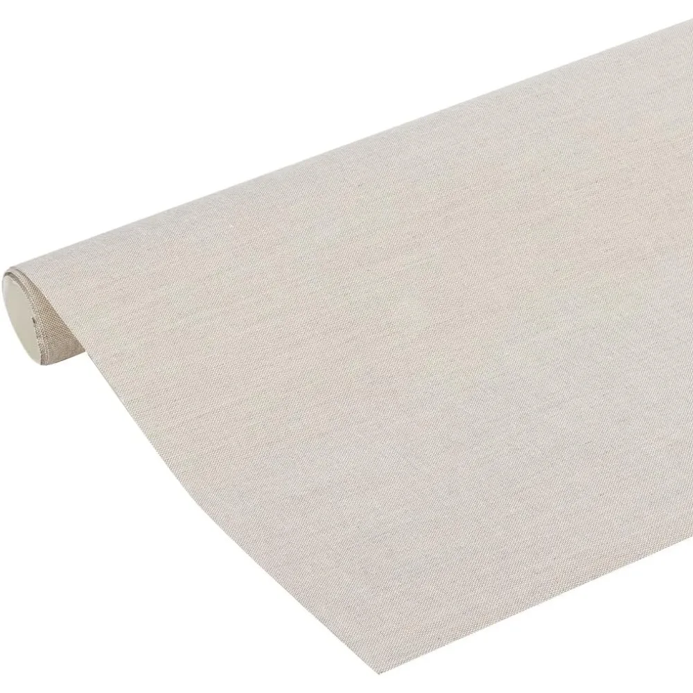 29.5x15.7 Inch Book Bingding Cloth, Natural Linen Surface Paper Backed Bookcover Bookbinding Cloth for Book Album Binding