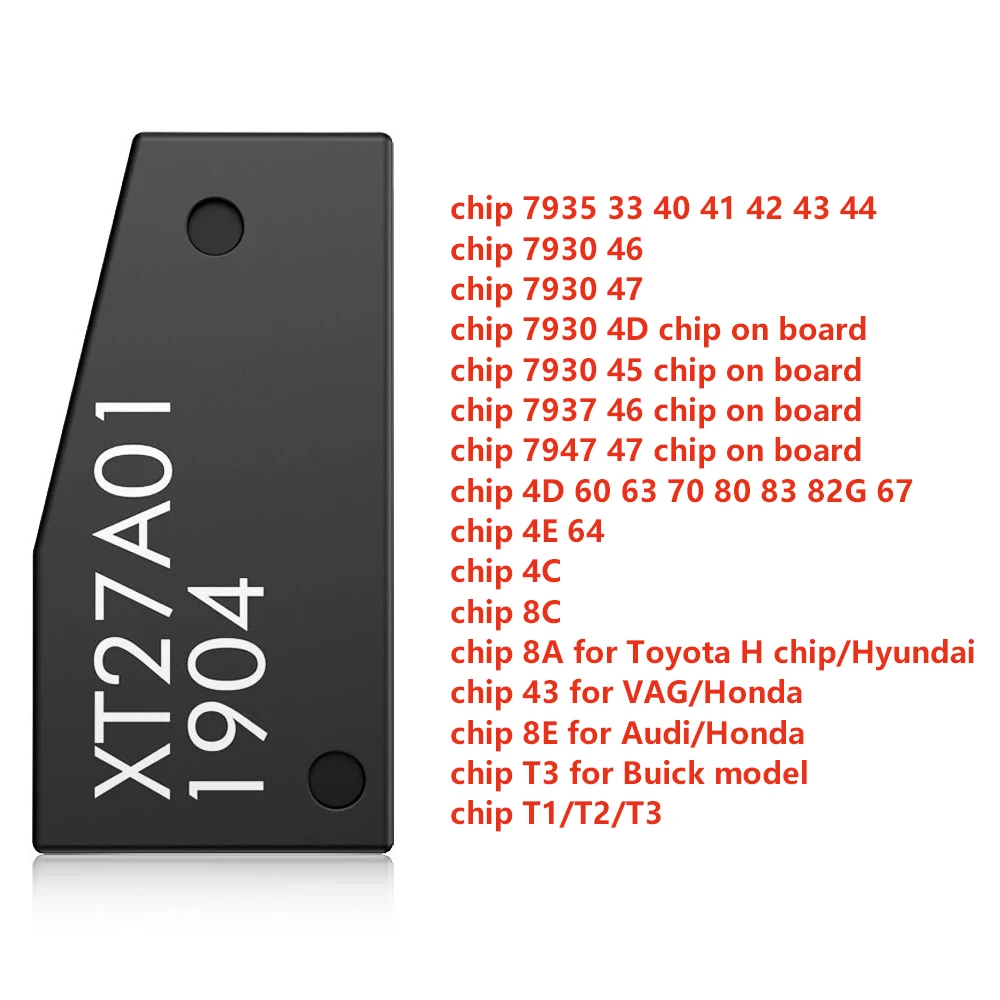 30pcs Xhorse Original VVDI Super Chip XT27A66 XT27 XT27A For VVDI2 Mini Key Tool For ID46/40/43/4D/8C/8A/T3/47 Transponder Chip