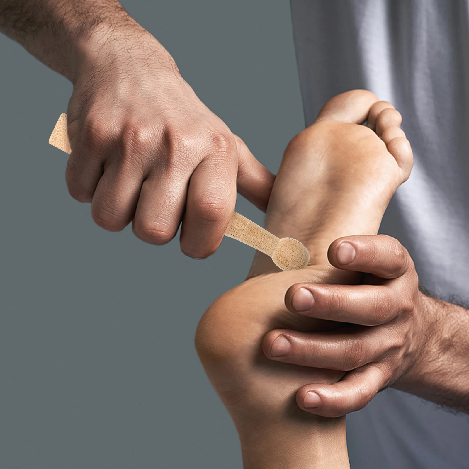 

3Pcs Wooden Massage Stick Acupressure Tools Foot Reflexology Wood Massager Hand Head Muscle Relief Massage Tool