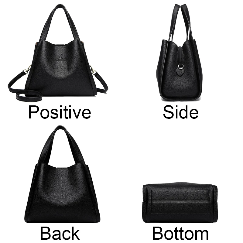 Casual Tote Bags Female Luxury Handbag Large Capacity Shoulder Bag for Women Ladies Vintage PU Leather Crossbody Bag Sac A Main